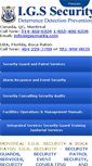 Mobile Screenshot of igssecurity.com